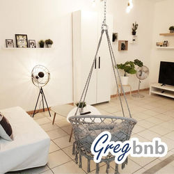 GregBnb - T2 Cocooning et chaise hamac -10min Gare